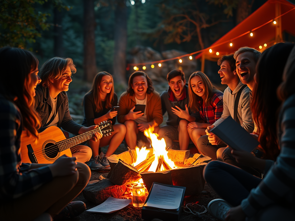 Campfire Reunions - fun singing around the campfire.